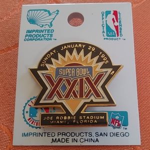 Super Bowl XXIX Lapel Pins